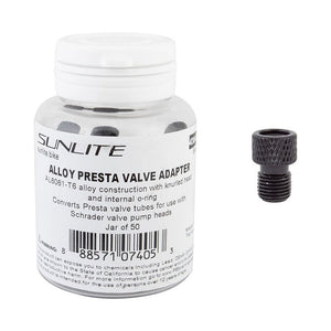 Alloy Presta Adapters-Valve Adapter-Sunlite-Voltaire Cycles of Highlands Ranch Colorado