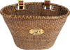 Nantucket Lightship Front Basket, Oval Shaped-Bicycle Baskets-Nantucket Bike Basket Co-Stained-Voltaire Cycles of Highlands Ranch Colorado