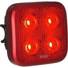Red Trim Blinder MOB - Rear Light USB Rechargeable by KNOG-Bicycle Lights-KNOG-Voltaire Cycles of Highlands Ranch Colorado