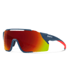 Smith Attack MAG MTB Sunglasses-Smith Optics-Matte Mediterranean || ChromaPop Red Mirror-Voltaire Cycles of Highlands Ranch Colorado
