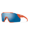 Smith Attack MAG MTB Sunglasses-Smith Optics-Matte Red Rock || ChromaPop Blue Mirror-Voltaire Cycles of Highlands Ranch Colorado
