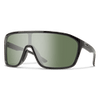 Smith Boomtown-Sunglasses-Smith Optics-Black + ChromaPop Polarized Gray Green Lens-Voltaire Cycles of Highlands Ranch Colorado