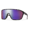 Smith Boomtown-Sunglasses-Smith Optics-Matte Black Marble + ChromaPop Polarized Violet Mirror Lens-Voltaire Cycles of Highlands Ranch Colorado
