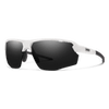 Smith Resolve-Sunglasses-Smith Optics-White + Chromapop Black Lens-Voltaire Cycles of Highlands Ranch Colorado