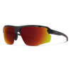 Smith Resolve-Sunglasses-Smith Optics-Matte Black + ChromaPop Red Mirror Lens-Voltaire Cycles of Highlands Ranch Colorado