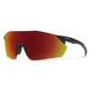 Smith Reverb-Sunglasses-Smith Optics-Matte Black + ChromaPop Red Mirror Lens-Voltaire Cycles of Highlands Ranch Colorado