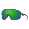 Smith Wildcat-Sunglasses-Smith Optics-Matte Cement + ChromaPop Green Mirror Lens-Voltaire Cycles of Highlands Ranch Colorado