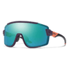 Smith Wildcat-Sunglasses-Smith Optics-Matte Purple / Cinder / Hi Viz + ChromaPop Opal Mirror Lens-Voltaire Cycles of Highlands Ranch Colorado