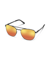 Suncloud Fairlane Sunglasses-Sunglasses-Suncloud-Matte Black || Polarized Red Mirror-Voltaire Cycles of Highlands Ranch Colorado